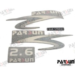 TOP COWLING STICKER FOR 2.6HP