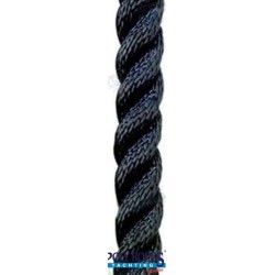BLACK UPPER POLYESTER 18MM. (110M)