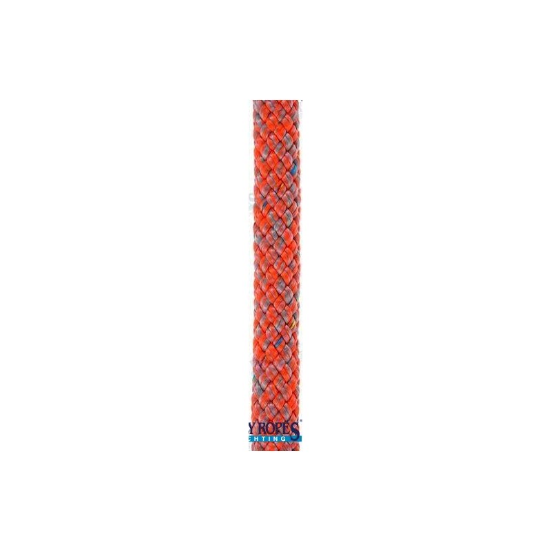 POLY-BRAID-32 12 MM GRIS/NARANJA (85M)
