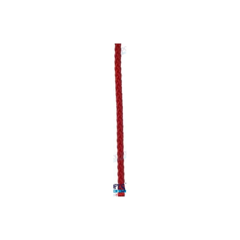 CABO POLIESTER 3 MM ROJO 25 M