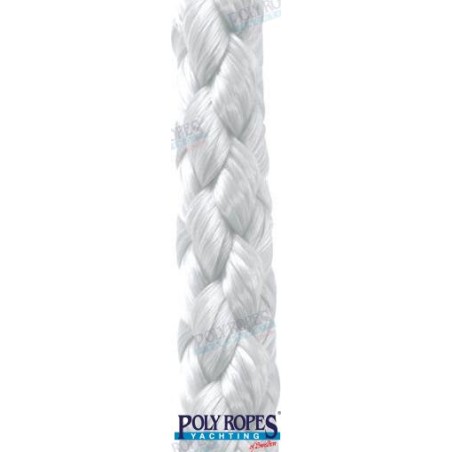 POLYESTER TRENZ. SILKELINA BLANCO 6MM.