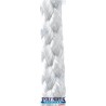 BRAIDED POLYESTER. WHITE SILKELINA 6MM.