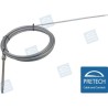 STAINLESS STEEL STEERING CABLE 8 FEET = 2.44 M.