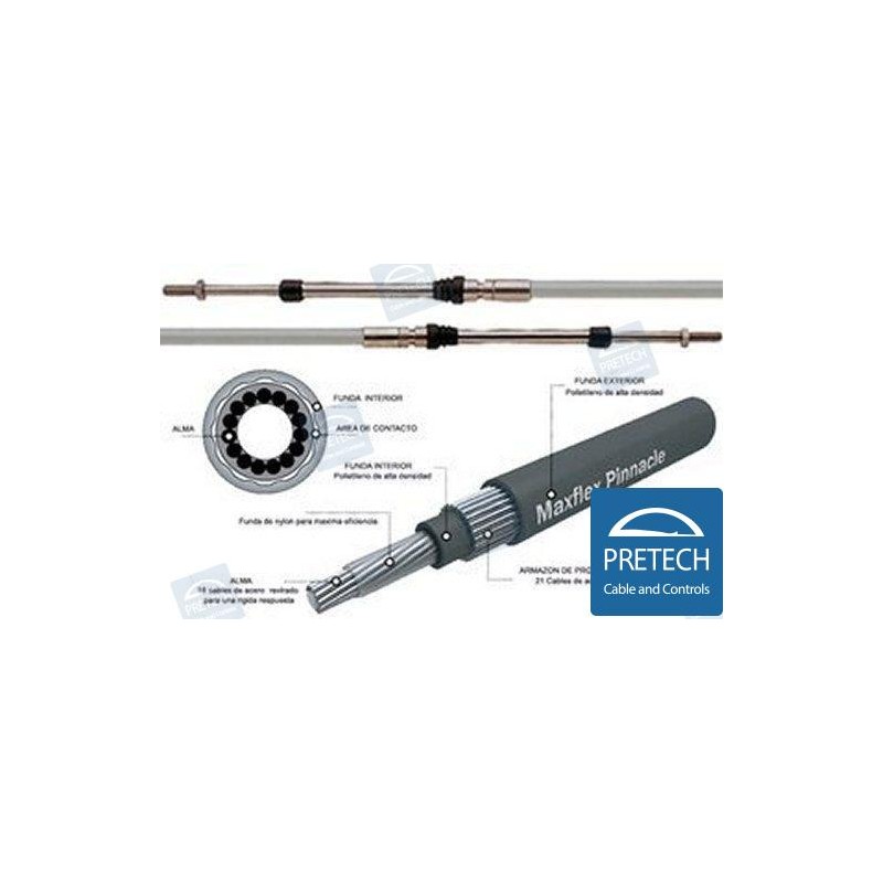 CONTROL CABLE 3300S SS 34 FEET = 10.35 M.