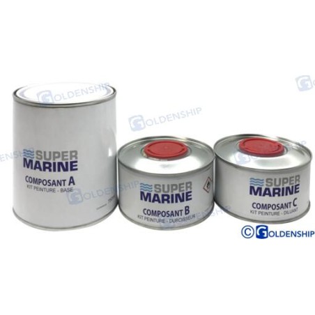 KIT PINTURA MERCURY NEGRO 1.1L