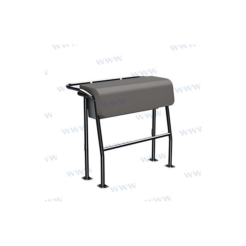 ASIENTO BOLSTER TUBO DOBLE GRIS