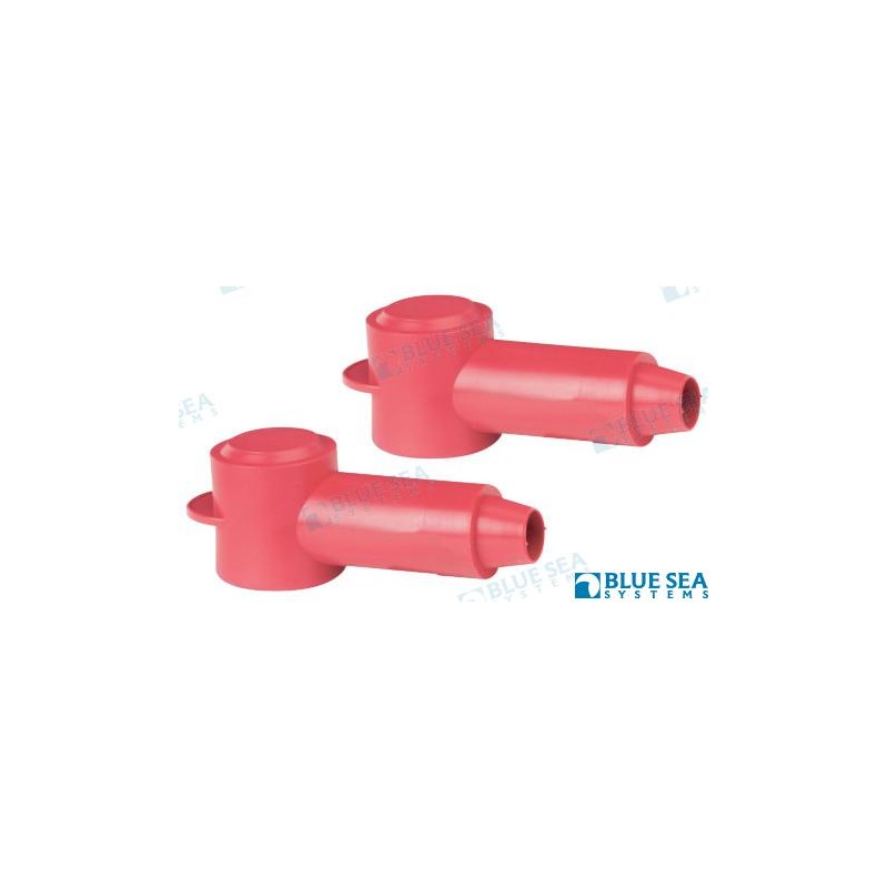 TERMINAL WITH PROTECTOR 8-4 RED