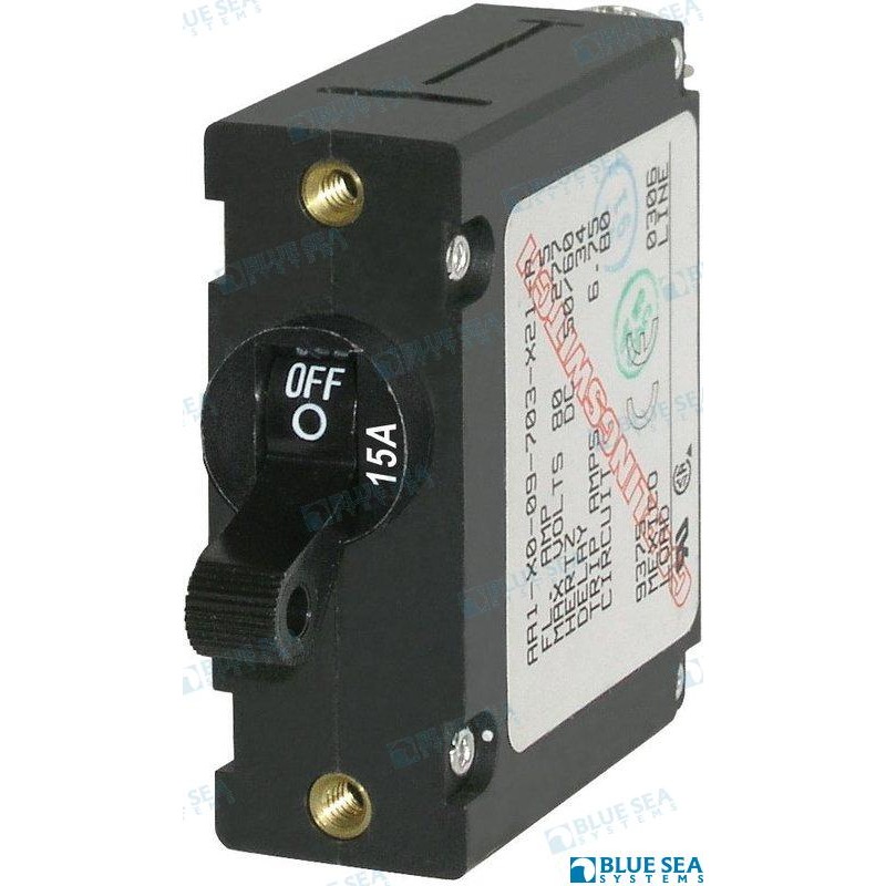 INTERRUPTOR MAGNETICO 15A NEGRO