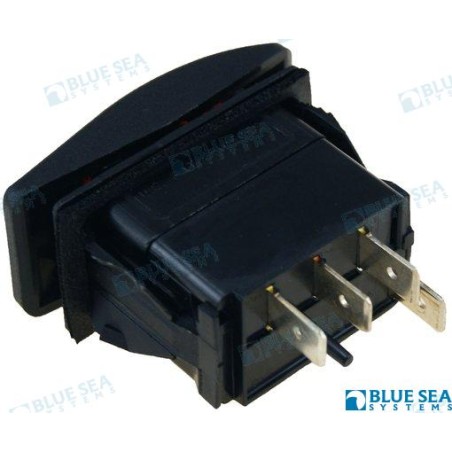 INTERRUPTOR LUZ ON-OFF-ON NEGRO