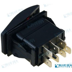 INTERRUPTOR LUZ ON-OFF-ON NEGRO