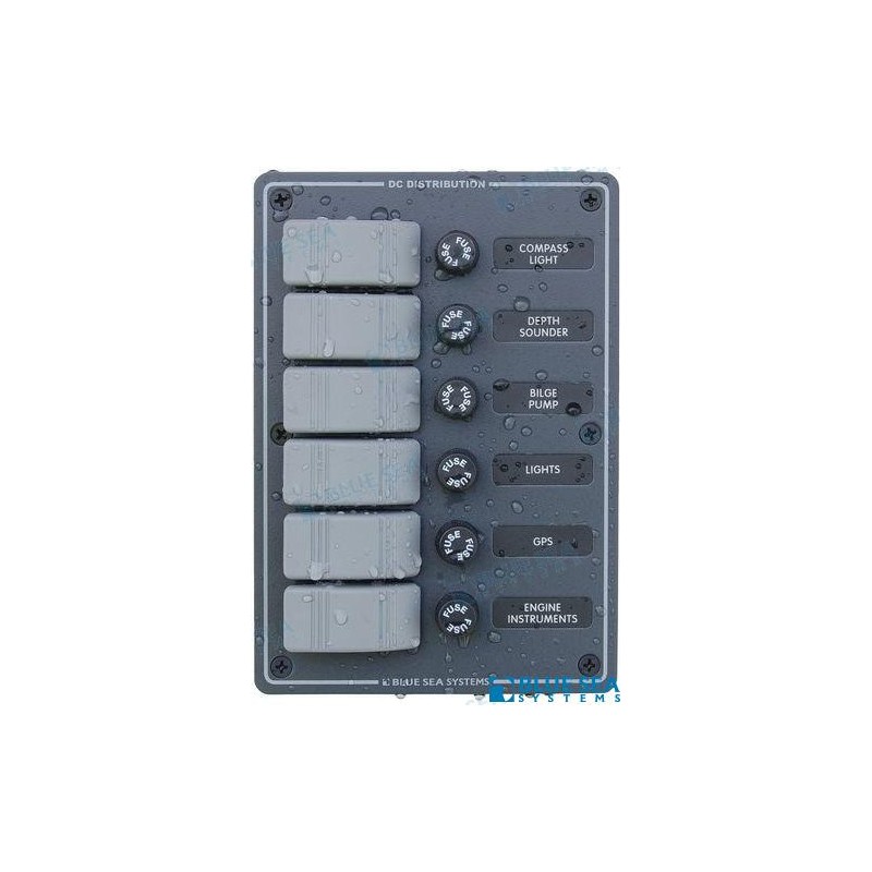 PANEL 6 INTERRUPTORES VERTICAL