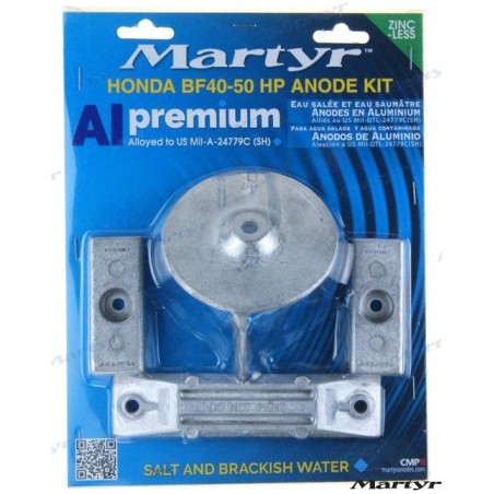 KIT ANODOS ALUMINIO HONDA 40/50HP
