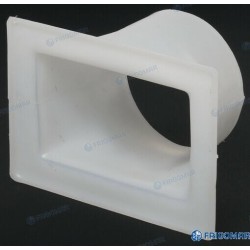 ABS PLENUM ADAPTER - Ø120MM OVAL