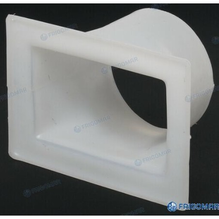 ABS PLENUM ADAPTER - Ø120MM OVAL