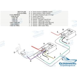 KIT INTRABORDA 1 MOTOR C/TROLL 24V