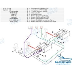 Ü-/Z-ANTRIEB-KIT 2 MOTOREN MIT TRIM 12V