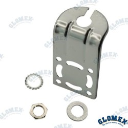 SOPORTE MASTIL EN INOXIDABLE EN L 90º