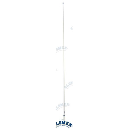 ANTENA VHF - 2,4 M - FIBRA ROSCA PVC.