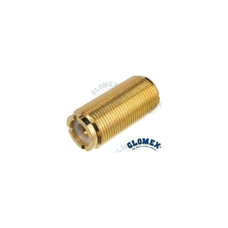 PL258 DOPPEL-GOLD-BUCHSE FÜR PL259