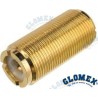 PL258 DOPPEL-GOLD-BUCHSE FÜR PL259
