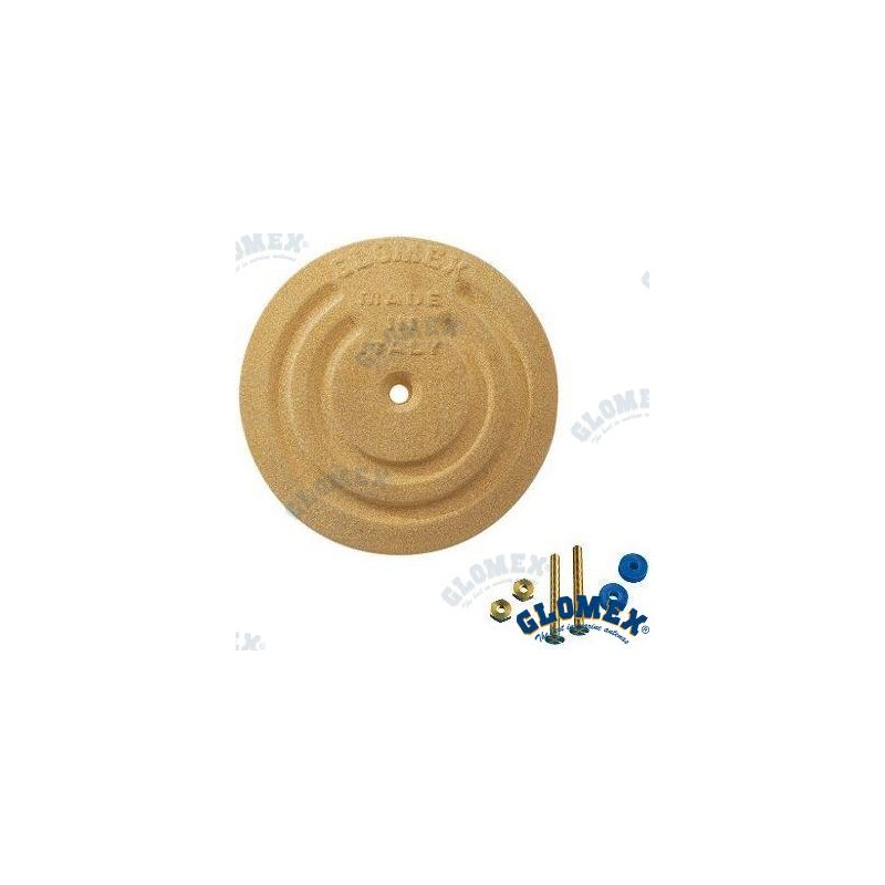ROUND DOUGH PLATE - 128MM DIAM.