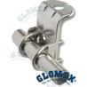 SOPORTE INOX PARA CANDELERO CON ABRAZADE