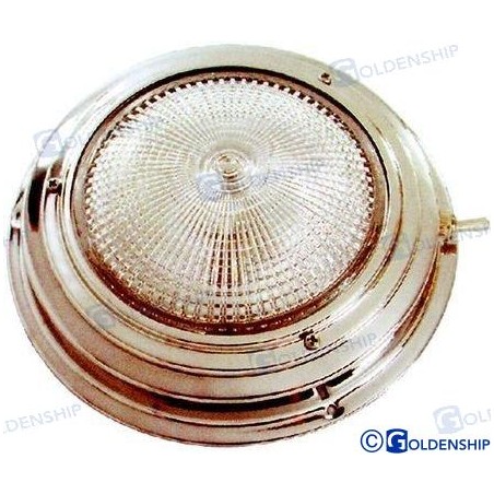 LUZ INTERIOR 0 EXT. 110 MM. INOX.