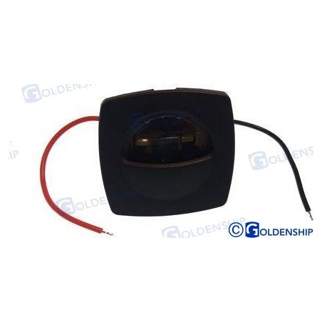 LUZ CORTESIA NEGRA C/DIFUSOR