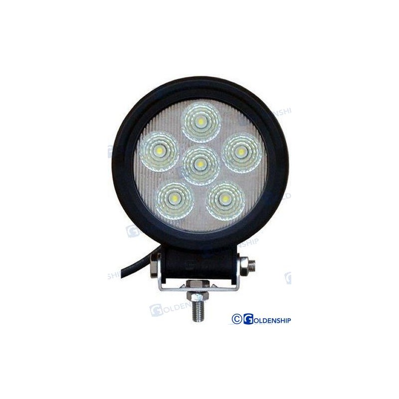 FOCO LED DE CUBIERTA 18 W NEGRO