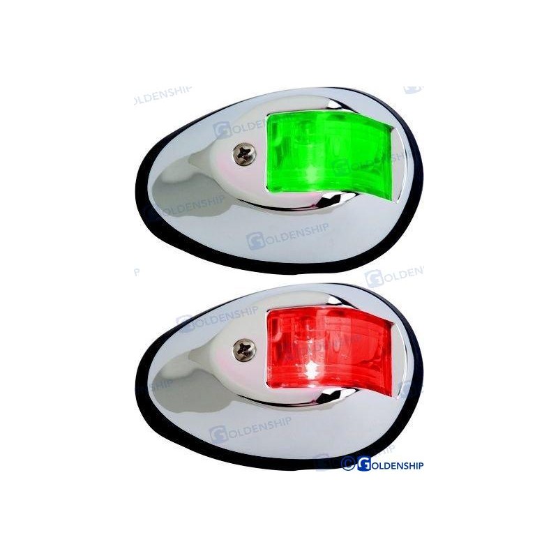 PAR LUCES NAVEGACION INOX LED