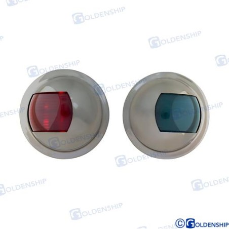 PAR LUCES NAVEGACION INOX LED