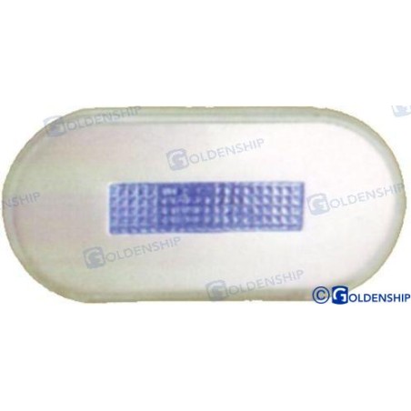 LUZ INTERIOR/EXTERIOR OVALADA LED AZUL