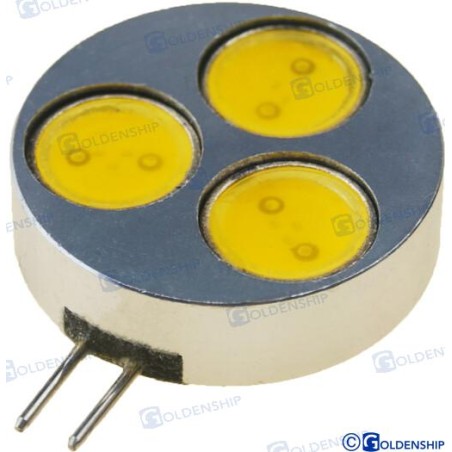 BOMBILLA G4 HORIZONTAL 3LED 4,5W 12V