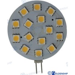 BOMBILLA G4 VERTICAL 15LED 3W 12/30V
