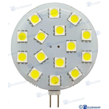 BOMBILLA G4 HORIZONTAL 15LED 3W 12/30V