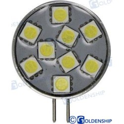 BOMBILLA G4 VERTICAL 9LED 1,8W 10/30V
