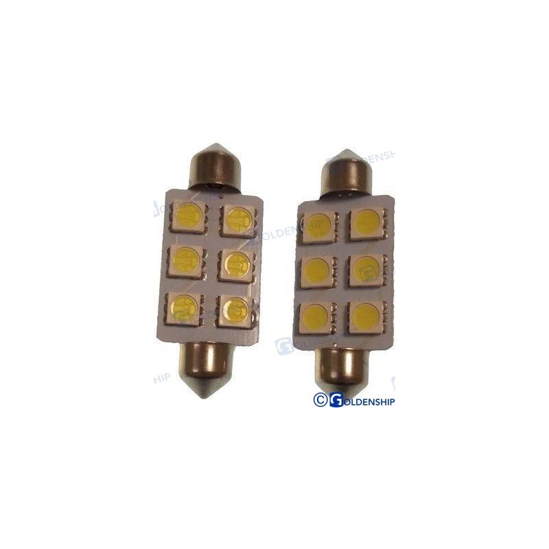 BOMBILLA FESTON 6LED 1,3W 10/30V (2)