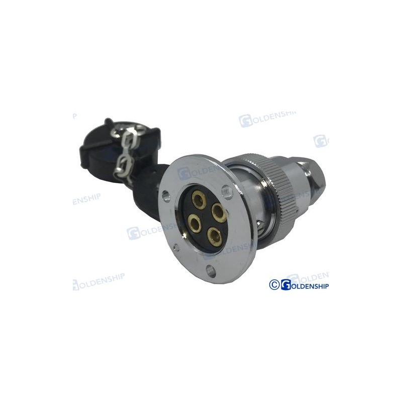 WASSERDICHTER STECKER 5 AMP. 4 STANGEN