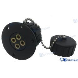 ENCHUFE NYLON 3 AMP. 4 POLOS