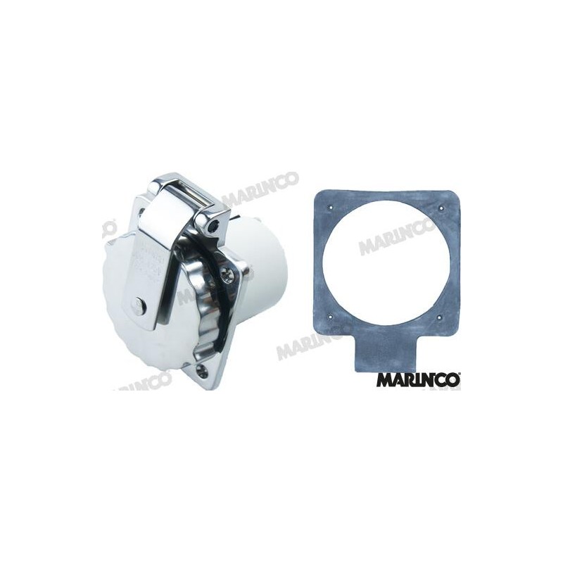BASE INOX 30A 125V 3C