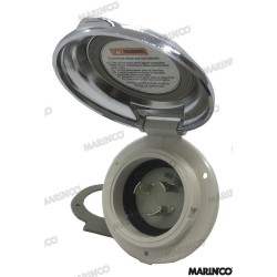 ROUND BASE 30A 125V 3C