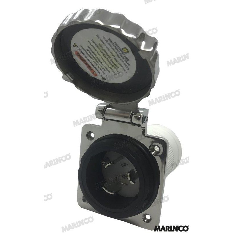 BASE INOX 50A 125V 3C