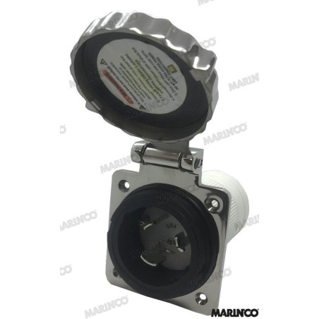 BASE INOX 50A 125V 3C