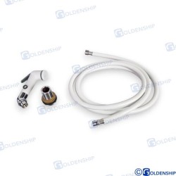 WEISSE CAM-DUSCHE (PVC 2,5 M)