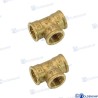 T BRASS H/H/H 1 1/4
