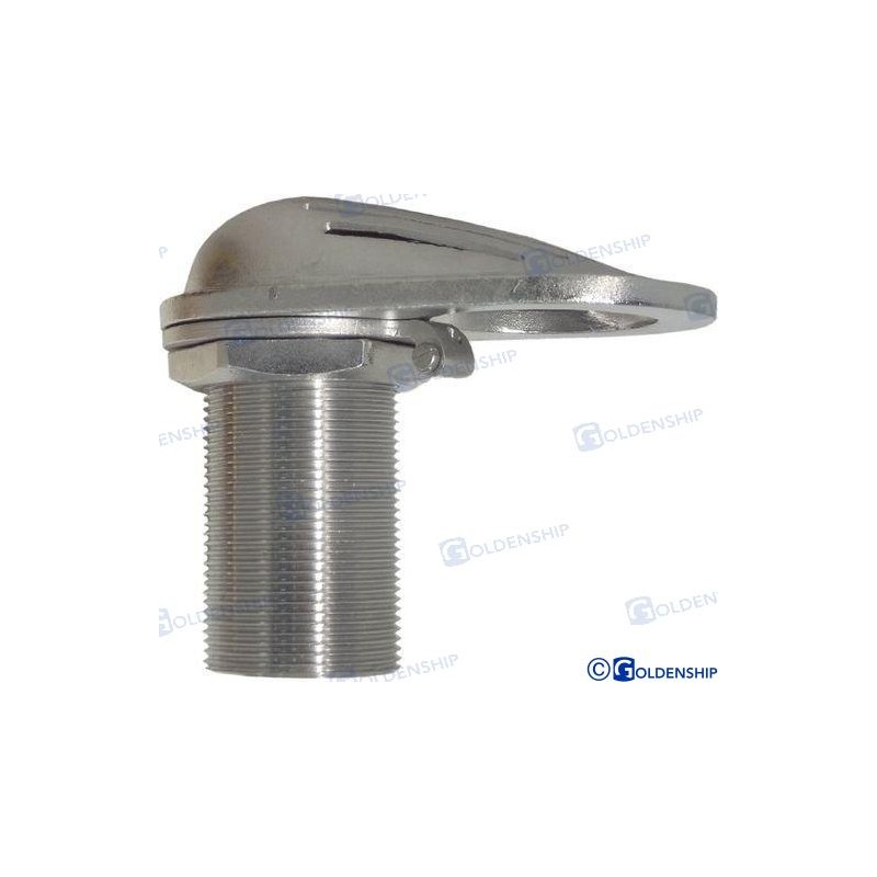 SOCKET WITH THRU-HULL 3/8 STAINLESS STEEL