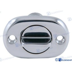 DESAGÜE C/TAPON OVAL INOX 54 MM.