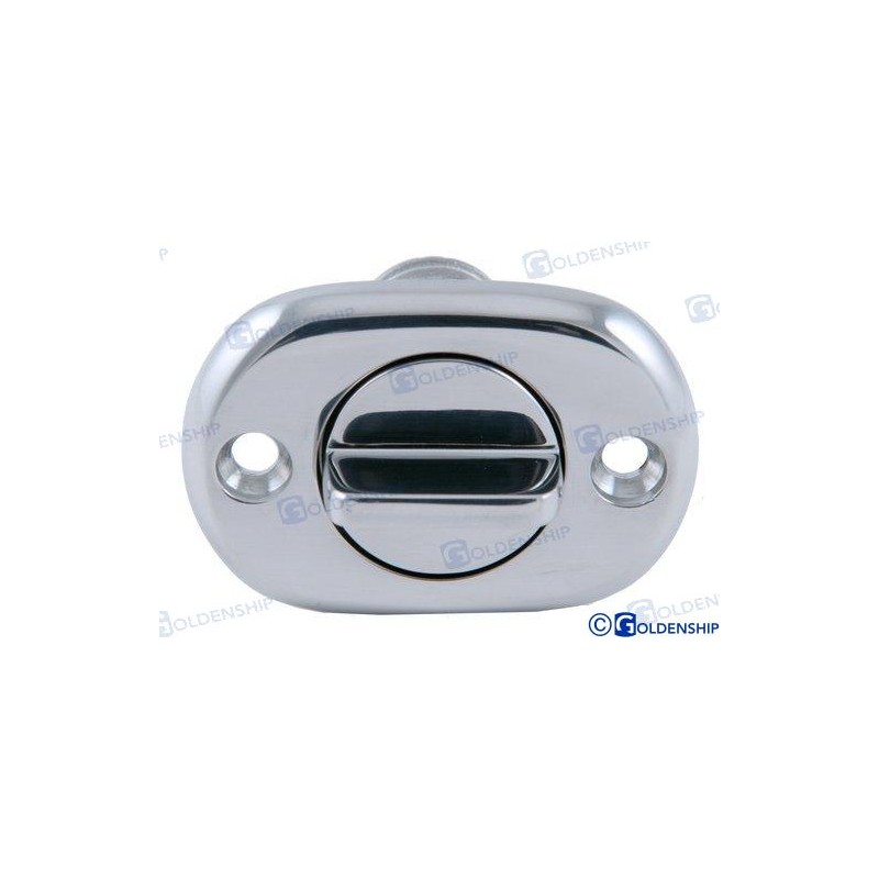 DESAGÜE C/TAPON OVAL INOX 54 MM.