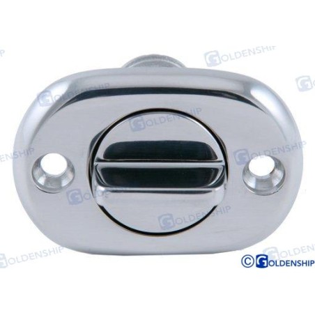 DESAGÜE C/TAPON OVAL INOX 54 MM.