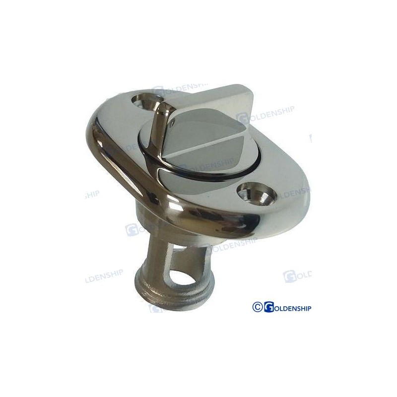 DESAGÜE C/TAPON OVAL INOX 64 MM.
